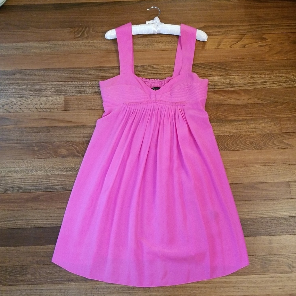Black Halo Bright Pink Mini Dress
